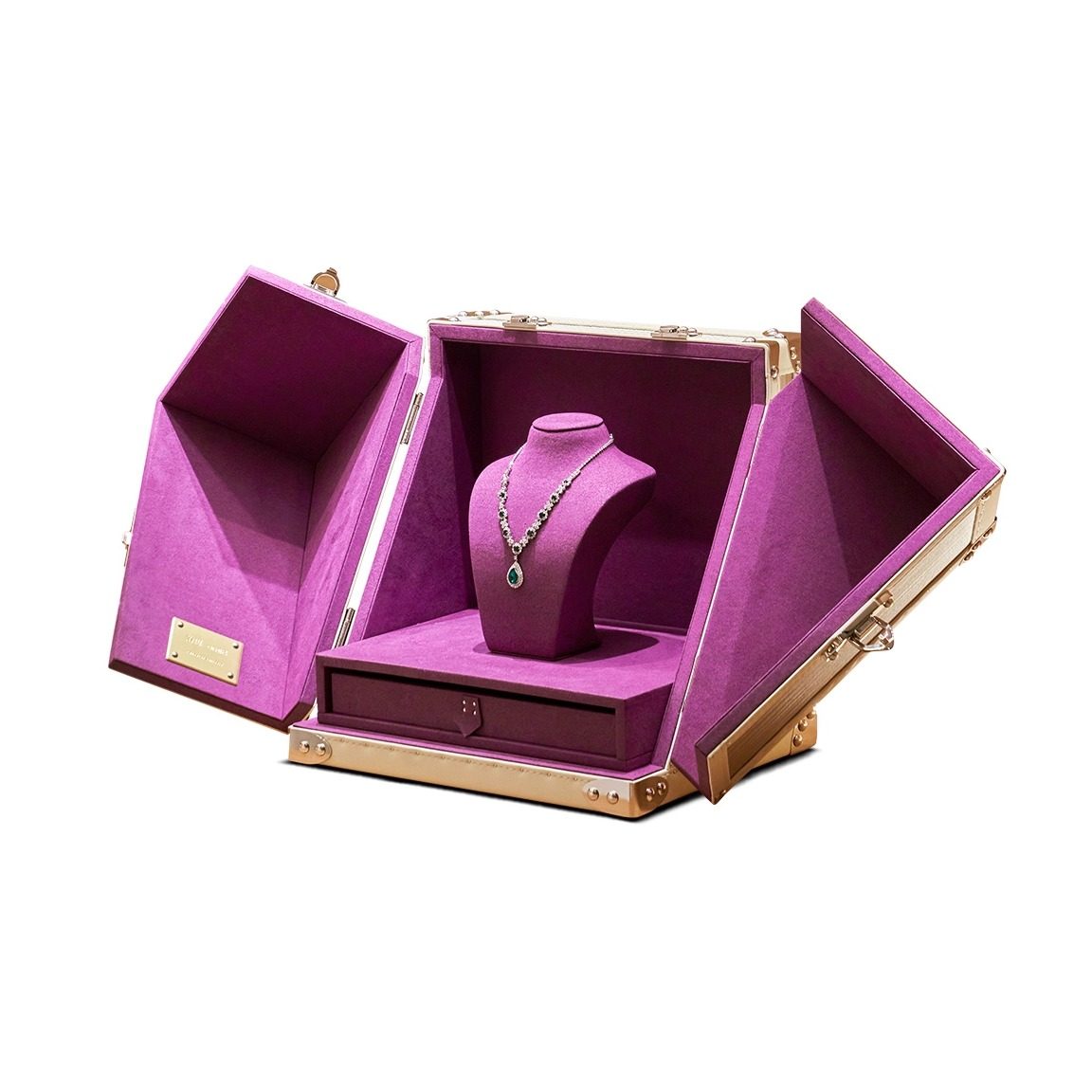 法式轻奢珠宝首饰展示箱