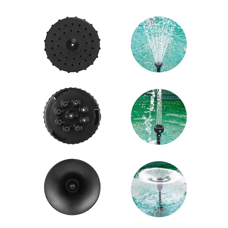 热销鱼缸造景 水泵喷泉头 打浪增氧 水池小喷泉假山潜水泵景观喷