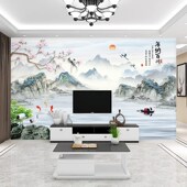 热销电视背景墙壁纸现代简约墙纸2025新款 饰 客厅影视墙布8d立体装