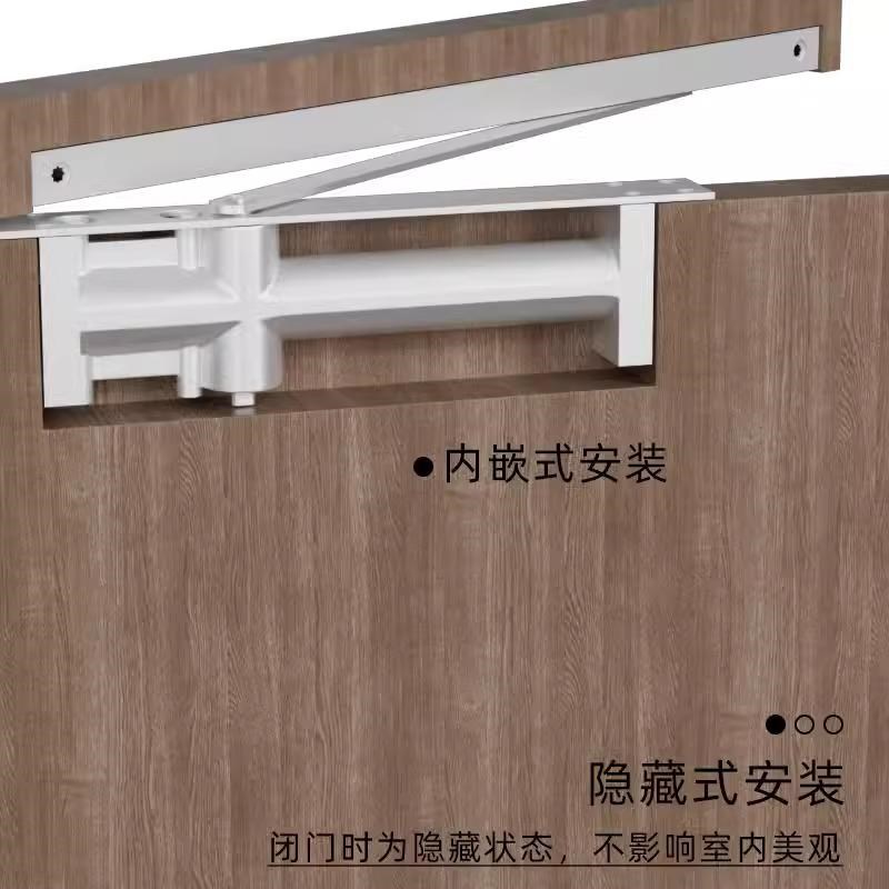 热销闭门器隐藏式缓冲液压闭门器酒店宾馆暗装暗藏式闭门器关门器