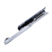 热销超短轨道8寸黑色缓冲滑轨反弹三节托底阻尼导轨托底反弹滑轨2