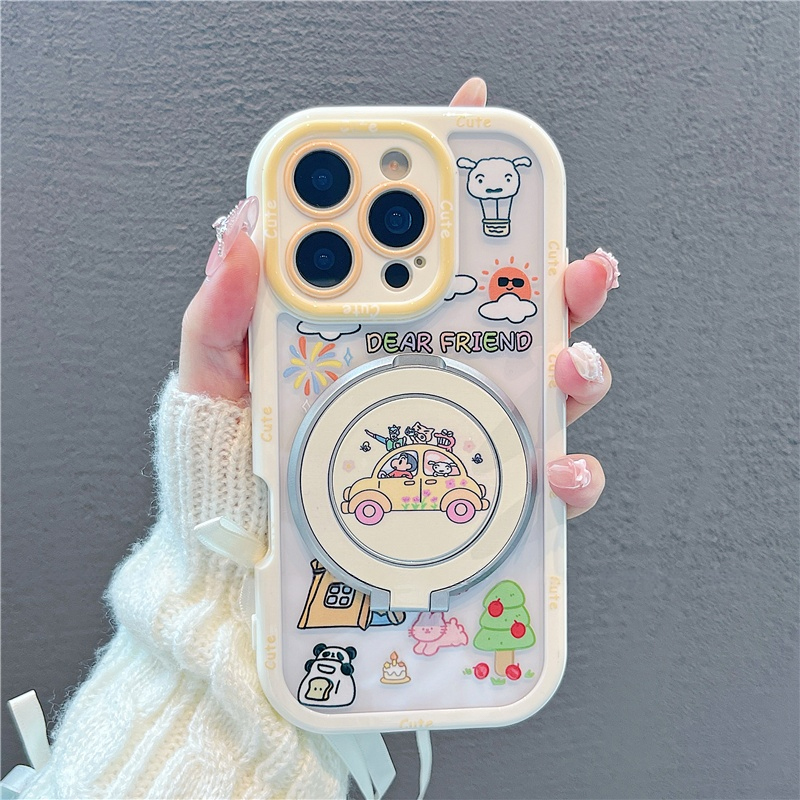 露营旅游小新支架新款适用苹果16Promax手机壳iPhone15pro小米14华为mate70pura80nova13k60荣耀300vivox200