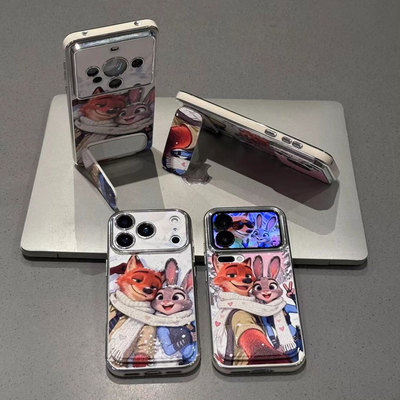 情侣大视窗朱迪尼克疯狂动物城适用苹果17Pro手机壳iPhone16max小米15华为mate80pura70k60nova14荣耀500x300