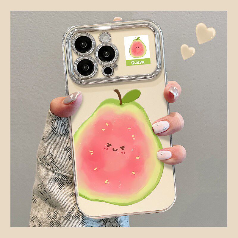 情侣芭乐榴莲大视窗新款适用苹果17Pro手机壳iPhone16max小米17华为mate80pura70k90nova15reno14荣耀500x300