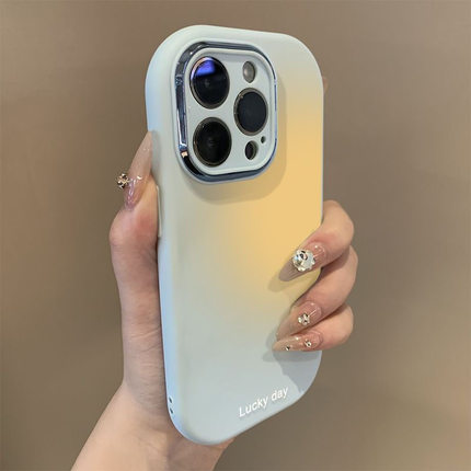 INS晕染渐变新款适用苹果16promax手机壳iPhone15pro小米14华为mate70荣耀100vivox200p60k50nova12note13s20