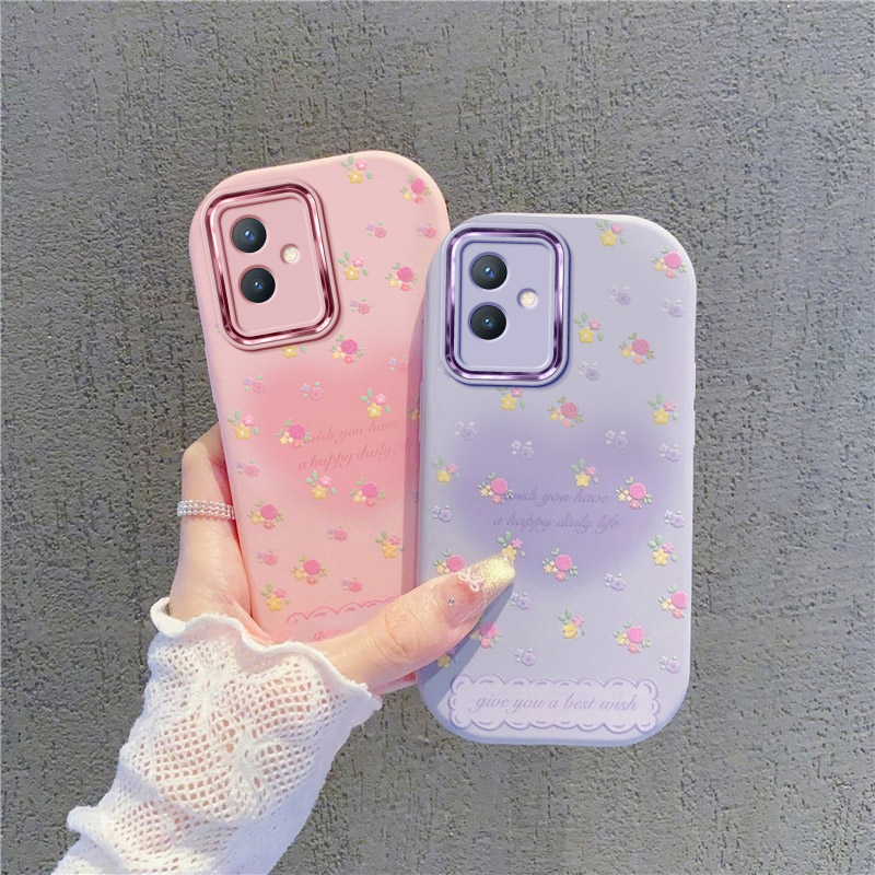 ins风小碎花适用vivoY52s手机壳Y33s新款Y30高级Y20防摔Y74s维沃v2057a硅胶vivo全包vivi男viv0y女vovi保护套