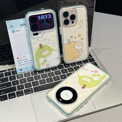 猫咪顺顺梨梨新款适用苹果17Promax手机壳iPhone16pro小米17华为mate80pura90k90nova15荣耀400x300一加ace6