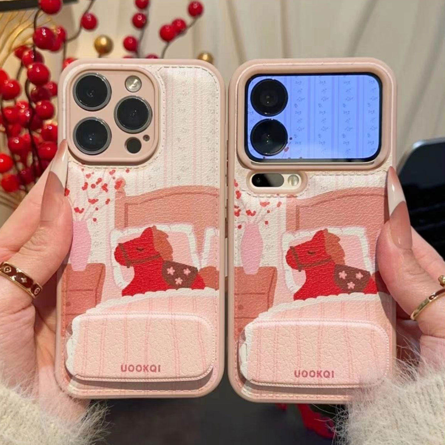 马年睡觉小马支架新年超火适用苹果17Pro手机壳iPhone16max小米15华为mate80pura70k90reno14荣耀500vivox200