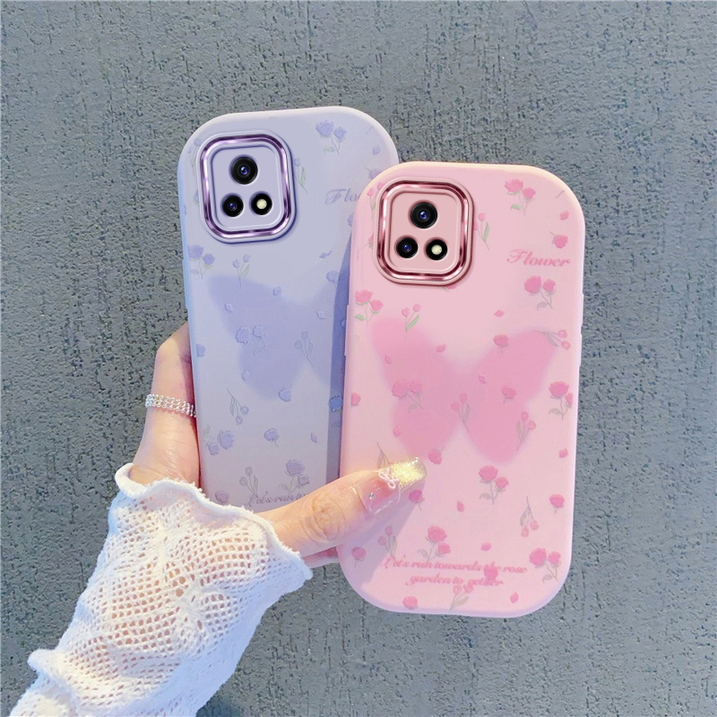 蝴蝶玫瑰花朵适用vivoY52s手机壳Y33s新款Y30高级Y20防摔Y74s维沃v2057a硅胶vivo全包vivi男viv0女vovi保护套