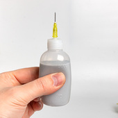 陶艺泥浆画瓶陶泥绘画尖嘴瓶50cc塑料挤泥瓶针头釉料彩绘泥塑工具