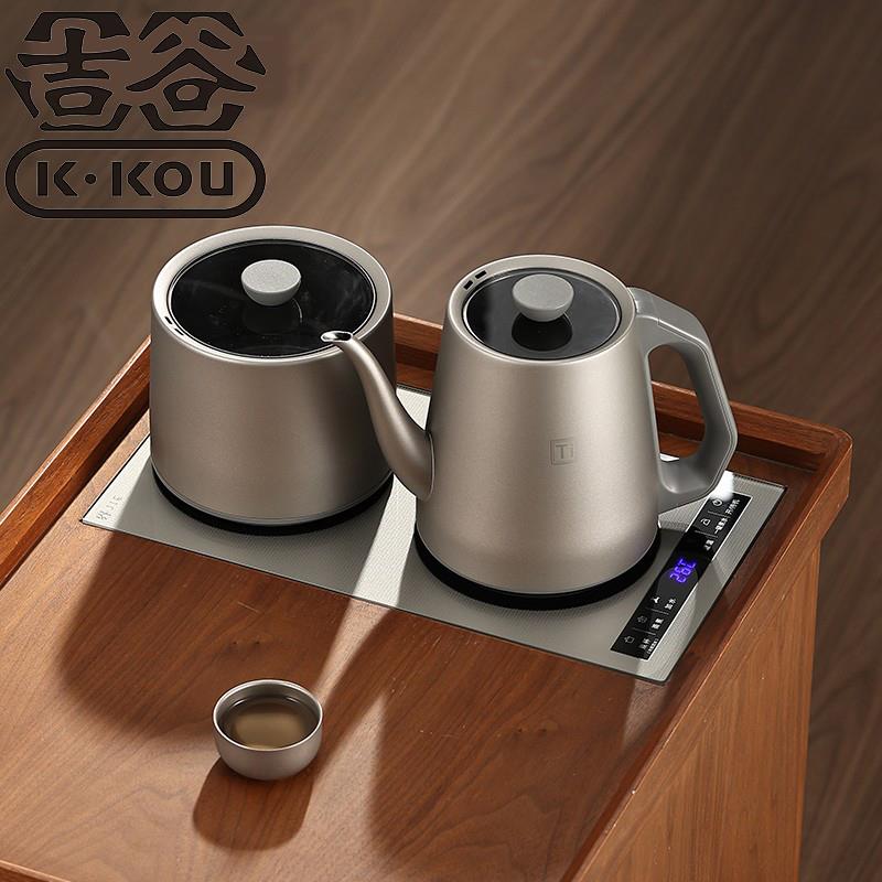 吉谷纯钛烧水壶全自动双边上水恒温一体嵌入式茶台茶桌泡茶专用煮