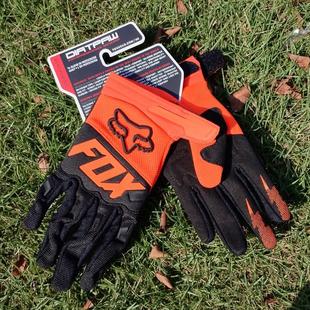 FOX骑行手套儿童3 11岁机车骑行手套全指登山车速降防滑耐磨男