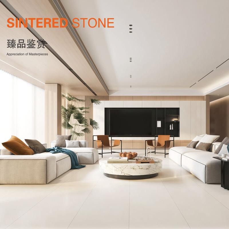 新款直销800X000X9岩板电视沙发背景墙全屋墙面地面素色哑光连纹