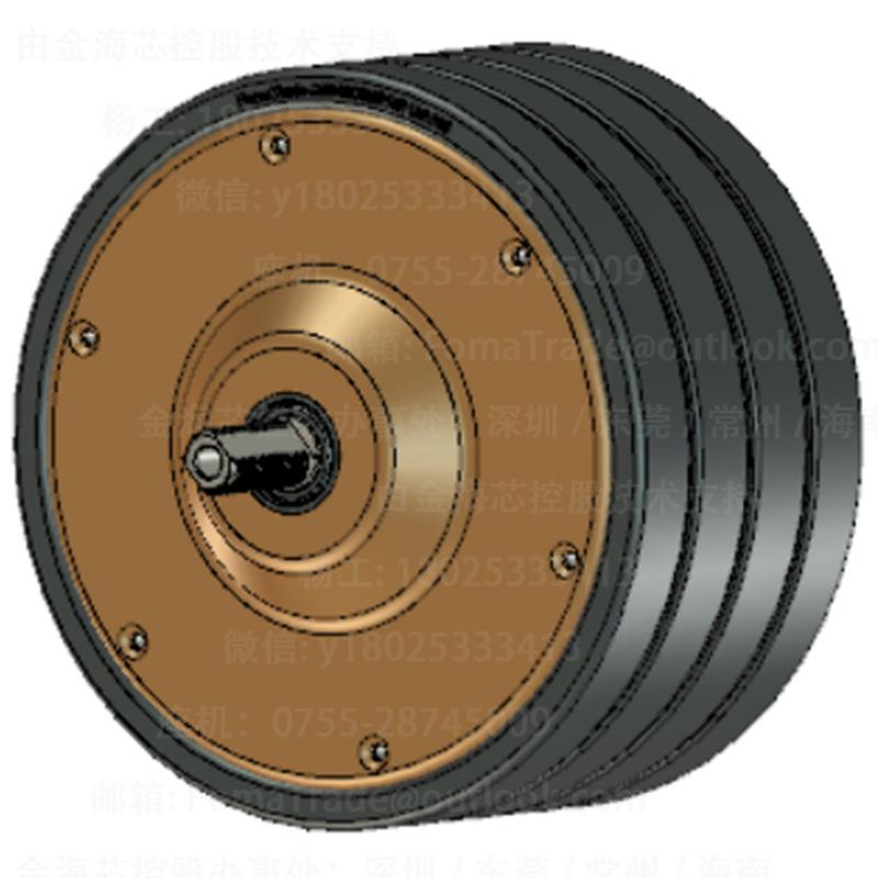 FomaTrade6寸直流无刷轮毂电机双边出轴滑板车专用轮马达工厂直销