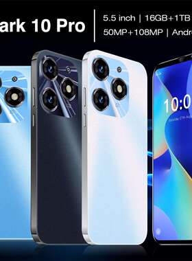 新款跨境Spark10Pro5.5寸16+1T外贸安卓8.1智能手机源头厂家