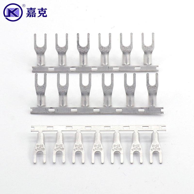 S513SB冷压紫铜N国标连续叉形U子型裸端头连绕端子端紫铜横带铜带