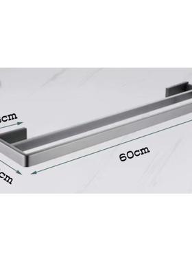 31130不锈钢置小底座酒双杠浴室毛4巾架多功能店工程卫生间物架