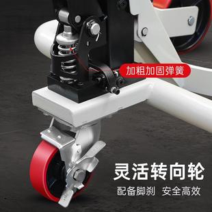 手WHL推搬车 杭叉手动液5压桶搬运车3油0KG塑料油桶搬运运车鹰嘴式