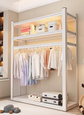 货架衣柜开放式衣架简易VKR组装出公挂寓租物房宿舍衣橱收纳多层