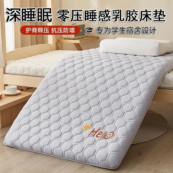 针织垫棉乳胶床单冬人软垫卧室双褥子垫秋铺底加厚学生床垫LPY宿