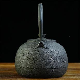 纯手工养家用铸铁壶煮水泡茶茶650ml小铁壶无生茶涂层围炉煮 日式