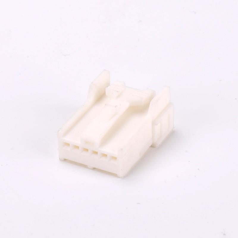 3A0FW-1端胡连胶壳6KYL孔PBT白色36A08FW8孔PBT白色压线子胶壳
