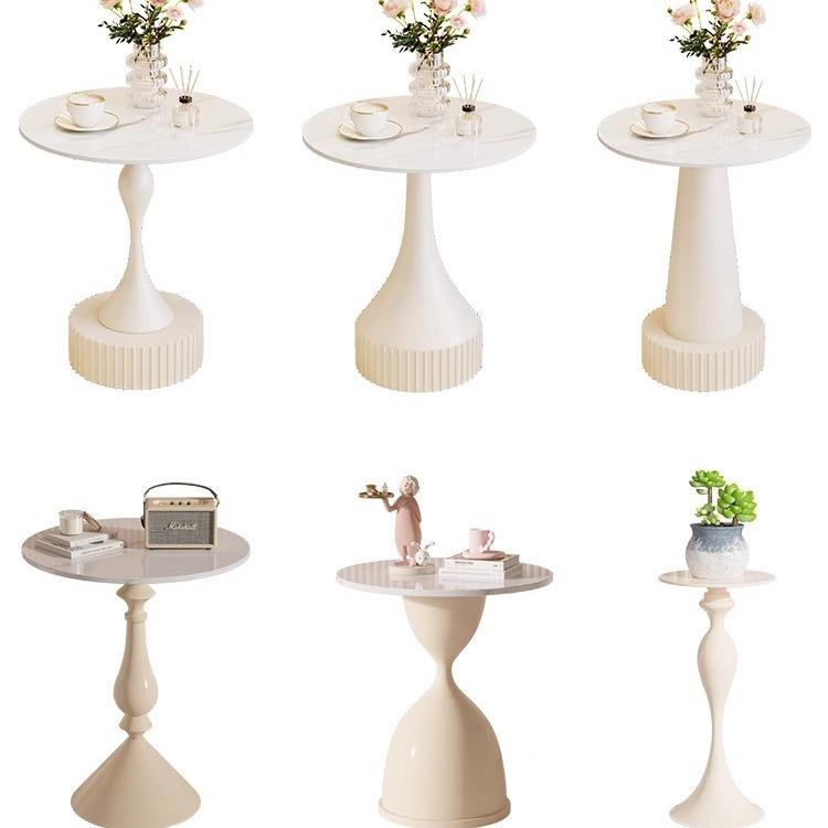 CLYH002奶油风轻奢客厅发边几代简铁艺创意角约沙几现床头边柜小