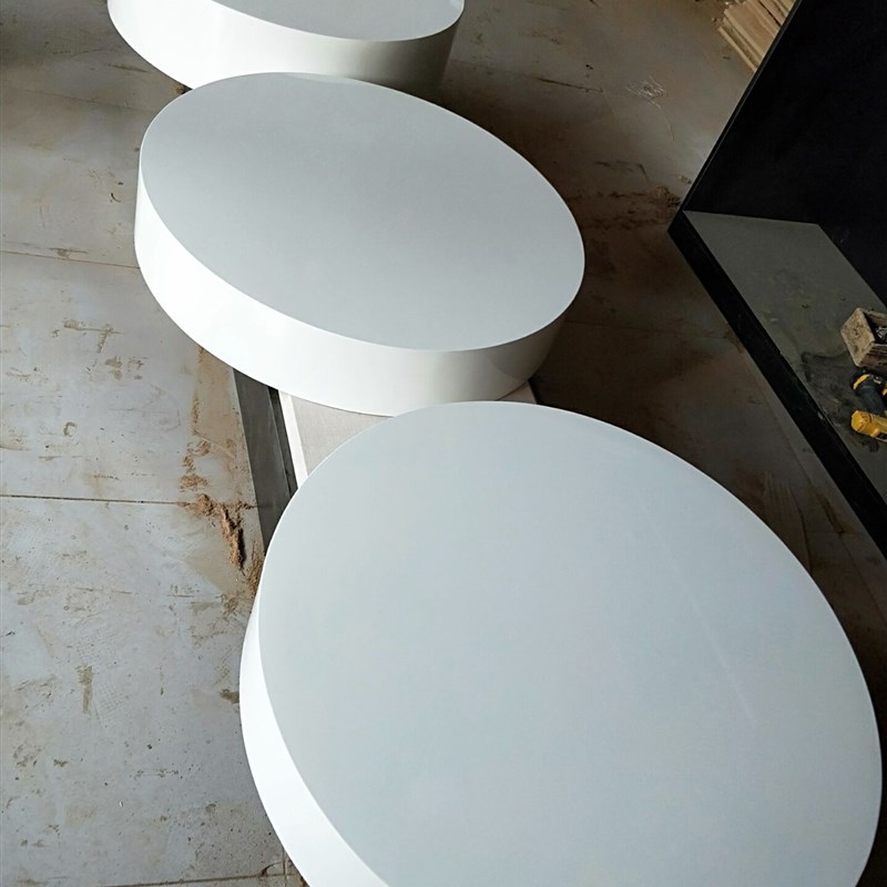 定制 圆形方形烤漆展示台地台圆立柱形婚纱店试衣台站台模特试衣