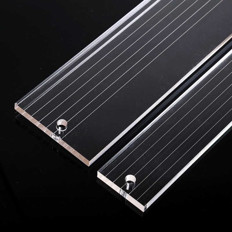 字画装裱工具有机塑料玻璃尺子亚克力直尺丁字尺书法裁画心刻度尺