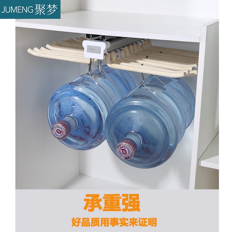 裤架伸缩衣柜家用伸缩裤架抽拉内置抽屉式顶装裤抽架滑轨五金配件