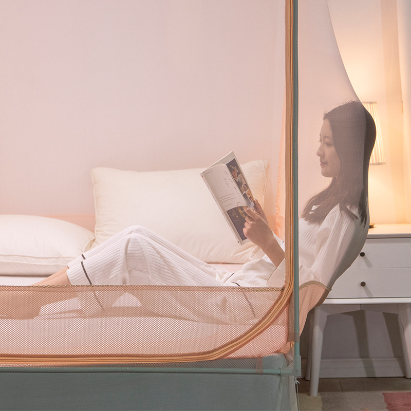 儿童防摔蒙古包蚊帐2021年新款家用夏天加密加厚免安装方便拆洗