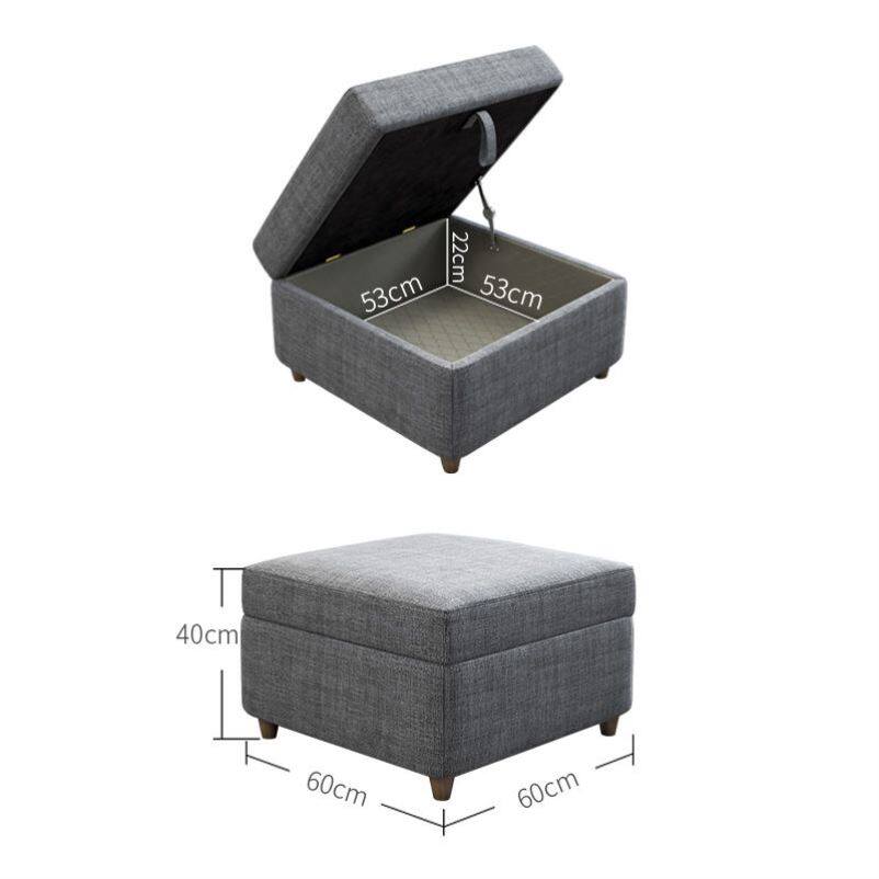 布艺沙发脚踏脚凳北欧脚踏凳长方形沙发凳单个方踏实木脚踏可定制