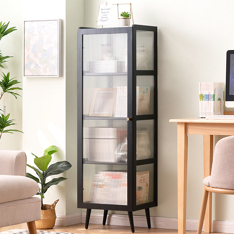 书架置物架落地书柜子家用儿童多层客厅靠墙简易实木收纳杂物窄柜,住宅家具,书架,淘宝优惠券,粉丝福利购,淘宝优惠卷