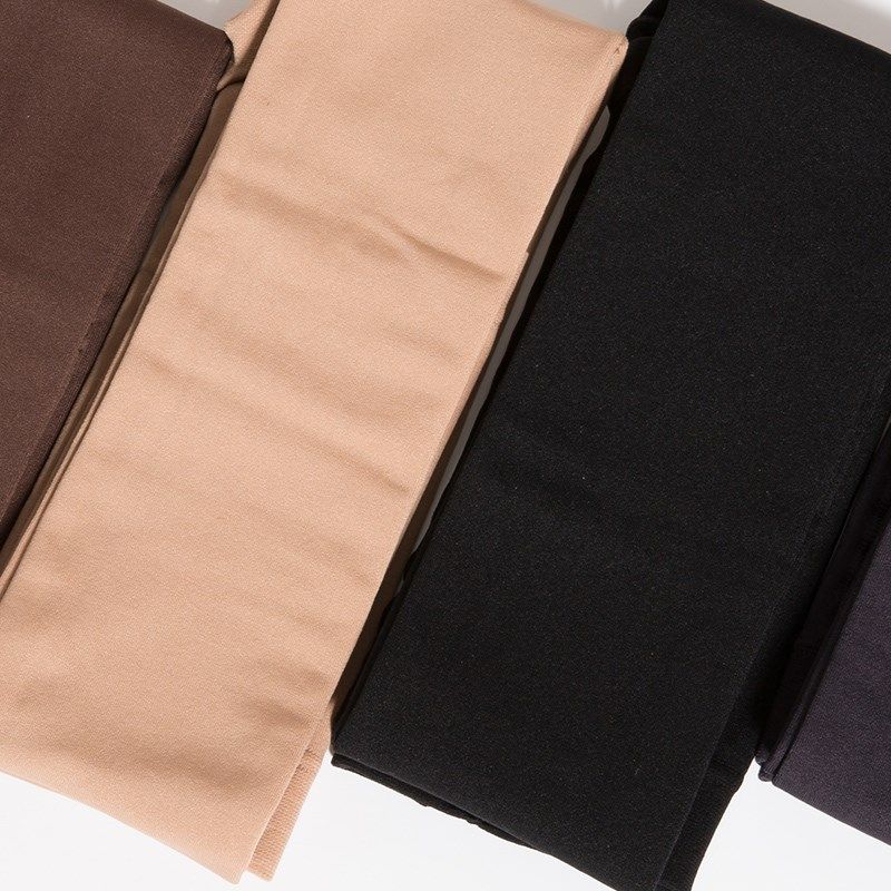 永春肤色秋冬加绒九分踩脚拉绒连裤袜女薄绒加厚肉色春秋厚打底裤