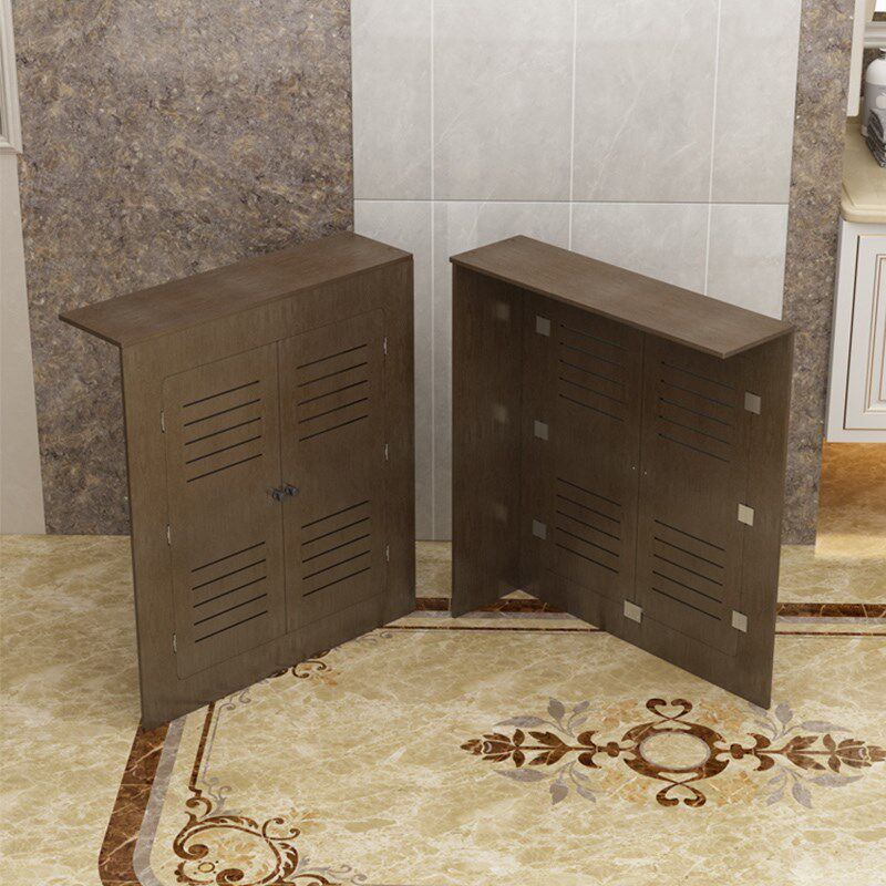 地暖分水器遮挡柜暖气片阀门三面遮挡罩水表管道多媒体遮丑箱防水