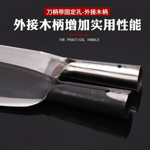 农用铬钢柴刀户外开路刀锰钢坎劈柴刀加厚砍柴刀砍树刀伐木刀镰刀