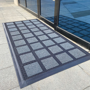 门口地垫进门防滑商用入户脚垫室外塑料门垫酒店户外防水店铺地毯