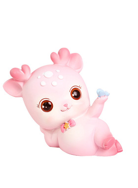 小鹿摆件可爱少女心房间卧室装饰小摆设女友闺蜜生日礼物女孩儿童