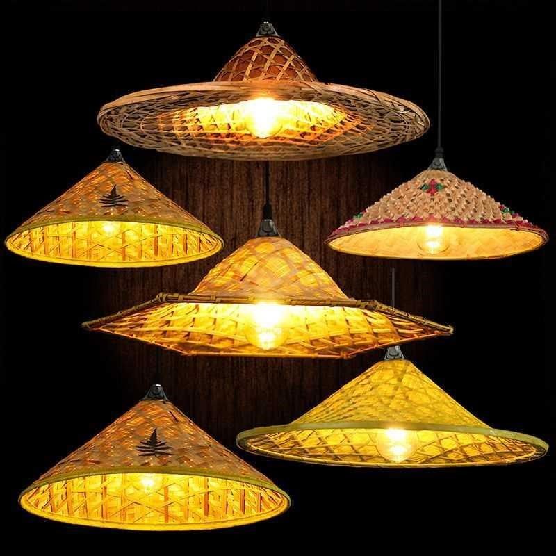 草帽吊灯罩农家乐火锅店餐厅复古创意个性田园怀旧竹编斗笠灯吊灯,家装灯饰光源,餐厅吊灯,淘宝优惠券,粉丝福利购,淘宝优惠卷