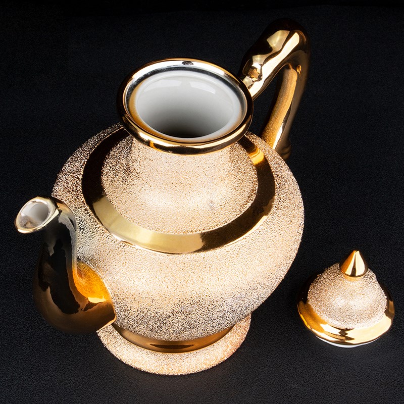 酥油茶酥壶家用藏式陶瓷茶壶加厚民族特色敬水壶供水壶油壶1.5l