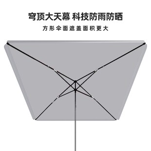 太阳伞户外商用摆摊大伞遮阳伞摆地摊做生意大型四方伞雨棚大雨伞