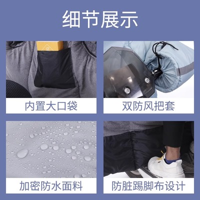 电动车冬天挡风被冬款冬季机车护手挡风罩防雨特厚防风加绒加厚