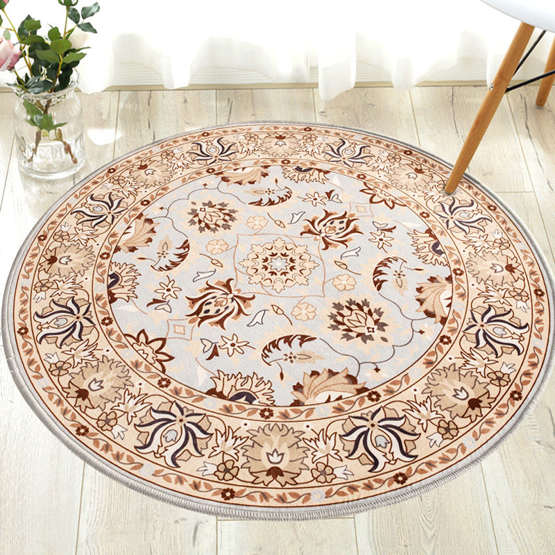 欧式圆形地垫门垫玄关电脑椅毯飘窗防滑垫大门口进门走廊地毯定制,居家布艺,家用脚垫,淘宝优惠券,粉丝福利购,淘宝优惠卷
