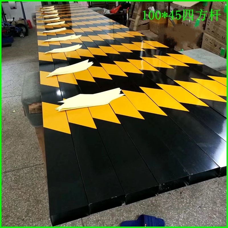 四方道闸杆直杆停车场道闸栏杆门卫起落杆升降杆拦车杆小区栅栏杆