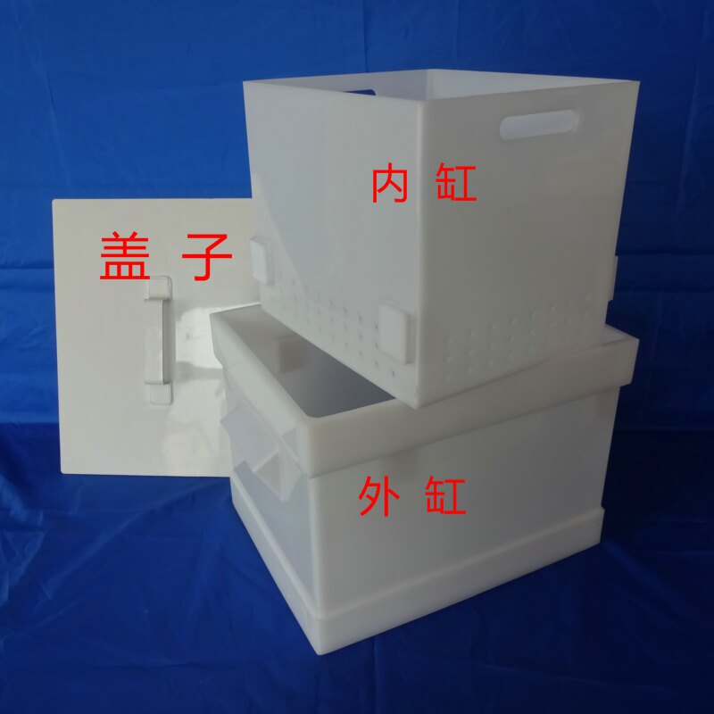 PP酸缸 碱缸 废液缸 实验室用 耐酸碱浸泡缸30L60L100L 可定制