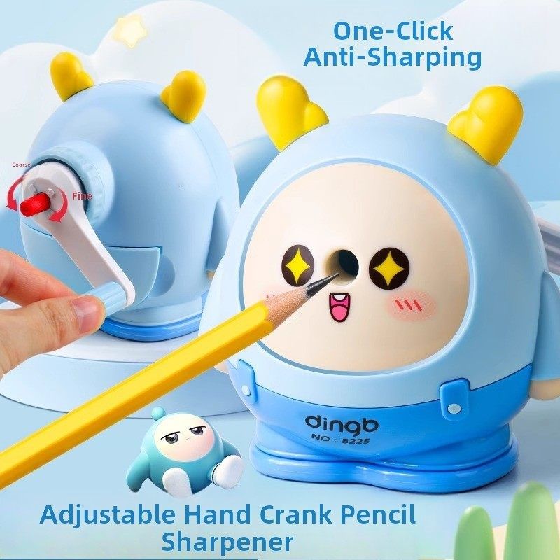 手摇卷笔刀转笔刀小学生专用蛋仔自动进铅削笔机男女孩削笔刀幼儿