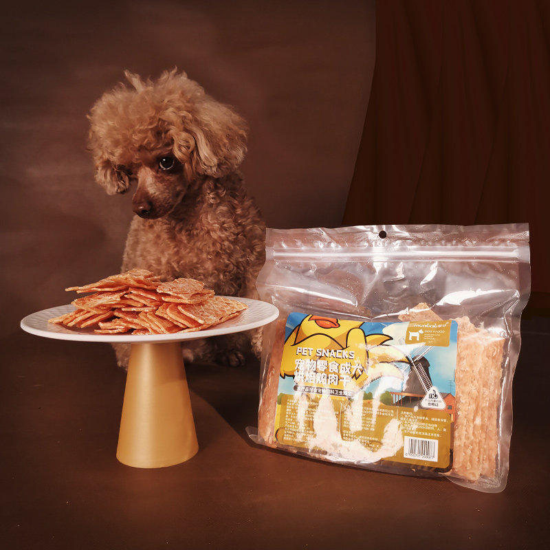 蒙贝狗狗零食鸡肉干500g*4袋宠物零食鸡胸肉干幼犬磨牙棒训犬奖励