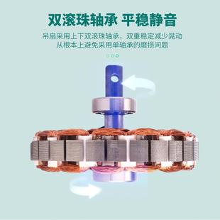 黑色吊扇家用1400mm铁叶吊顶扇客厅扇用办公商用电风扇 直销新款