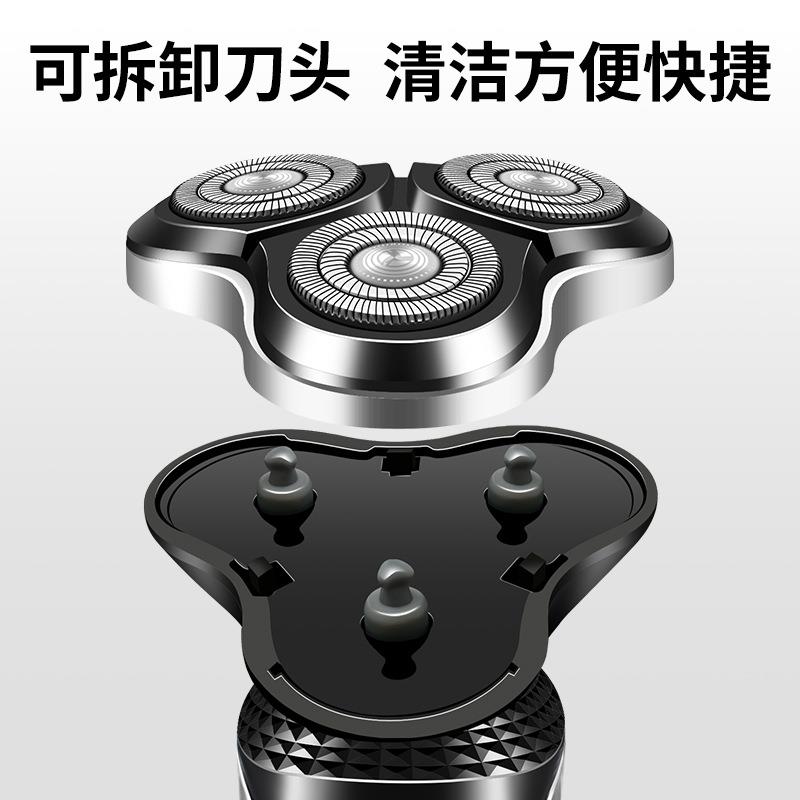 新款直销新款凌科8816三头三合一剃须刀套装男士电动胡须刀可水洗