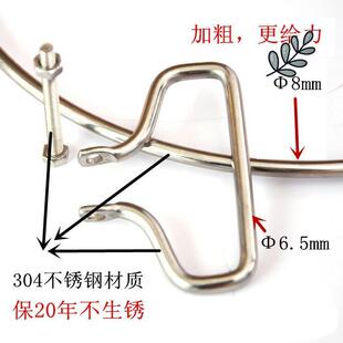 2022款砧板不锈钢钢箍切菜板菜板加H固菜墩钢圈案板粘板防裂加厚
